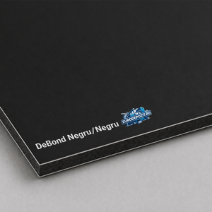 PLACA BOND ALUMINIU NEGRU/NEGRU, (ACP 0.2) 3 X 2000 X 4050 MM