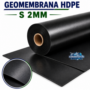 GEOMEMBRANA HDPE S 2MM 5.4X100M 540MP/ROLA